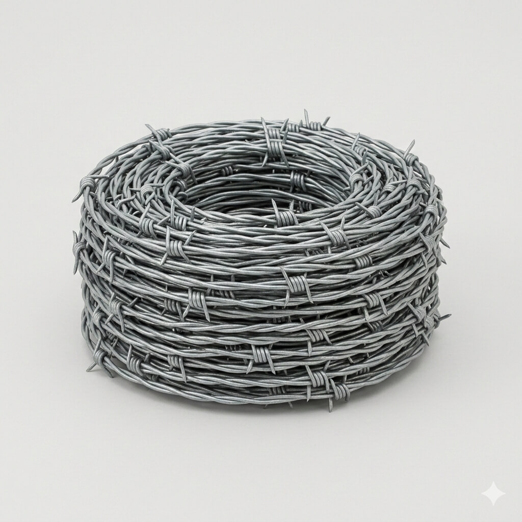 barbed wire 12x14(2.5x2.0mm) 120 gsm